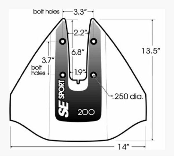 SE Sport 200 High Performance Hydrofoil - Image 3