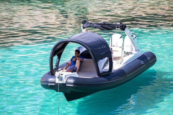 Decktent Inflatable Bimini Top S+ White - Image 6