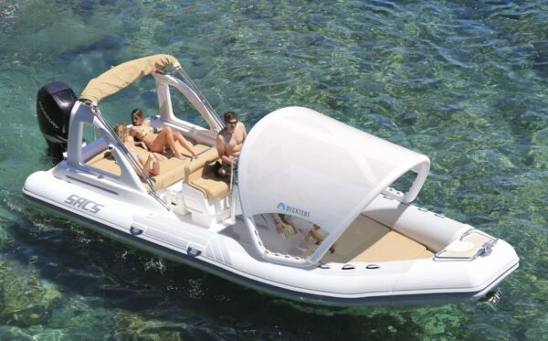 Decktent Inflatable Bimini Top S+ White