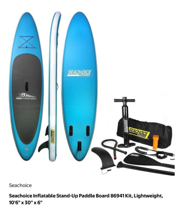 Seachoice Inflatable 10'6" Stand Up Paddleboard