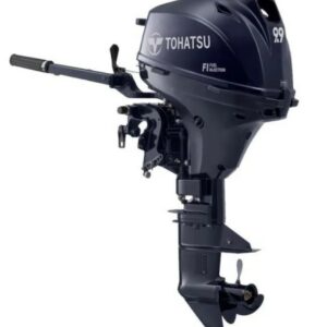 Tohatsu 9.9 HP MFS9.9ES Outboard | 15″ Shaft | Manual Start | Manual Tilt