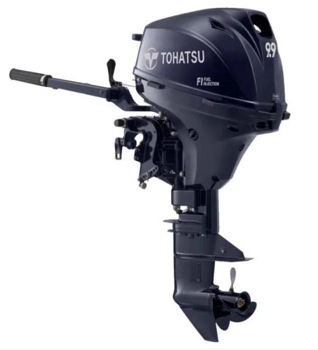Tohatsu 9.9 HP MFS9.9ES Outboard | 15″ Shaft | Manual Start | Manual Tilt